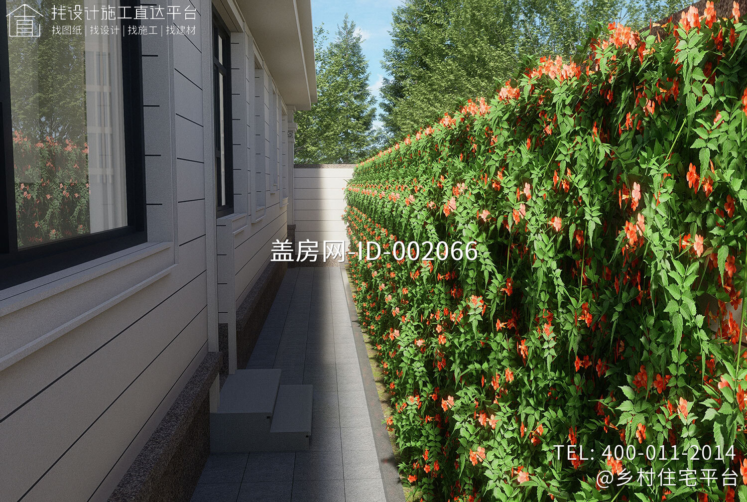 河南新乡张家一层新中式别墅图纸