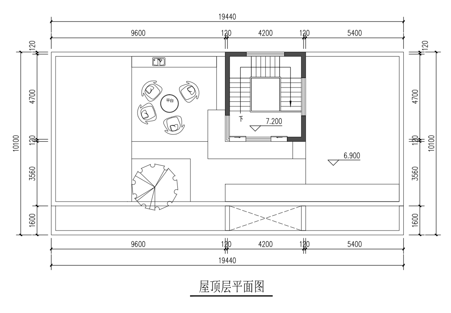 山东平度付家二层现代自建别墅