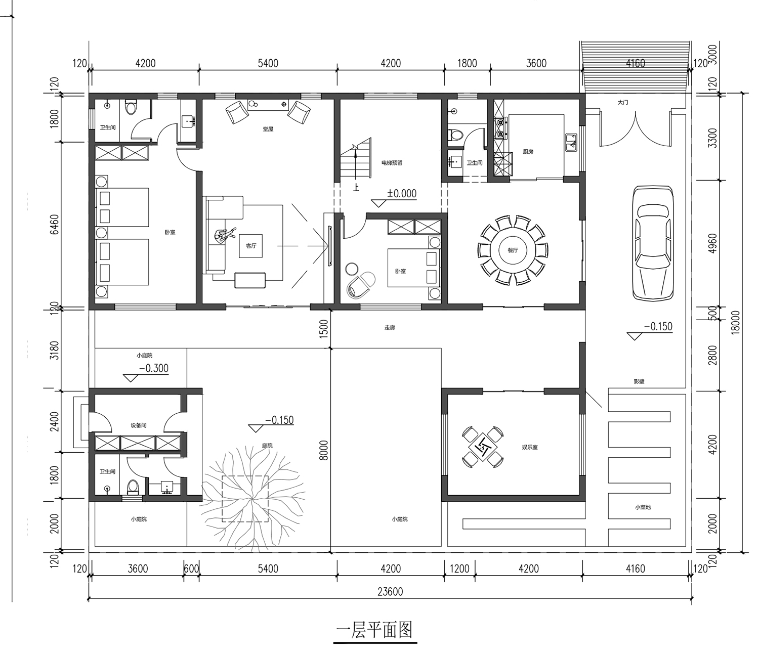 山东平度付家二层现代自建别墅