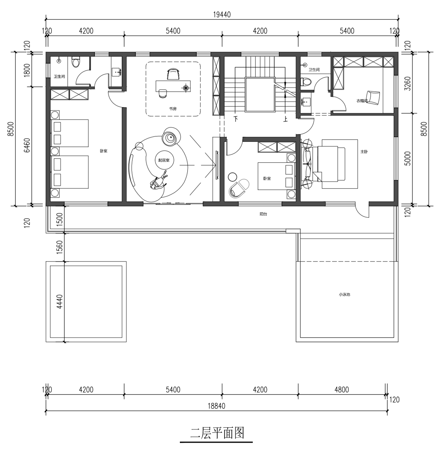 山东平度付家二层现代自建别墅