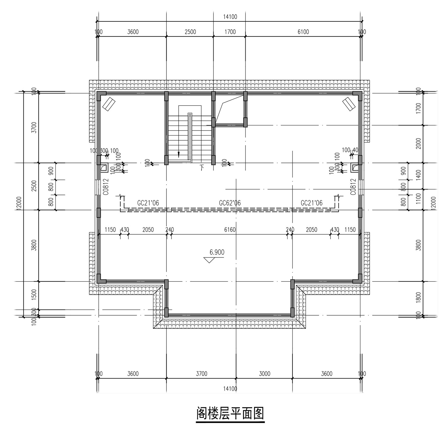 北京延庆彭家二层新中式自建别墅	