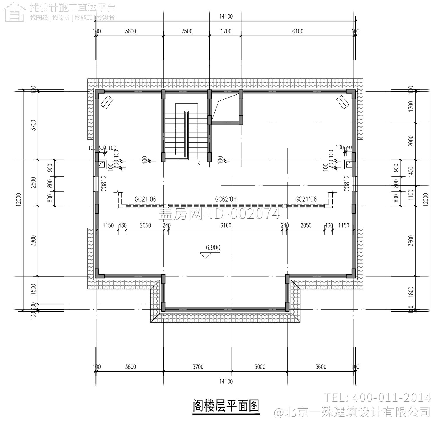 北京延庆彭家二层新中式自建别墅	
