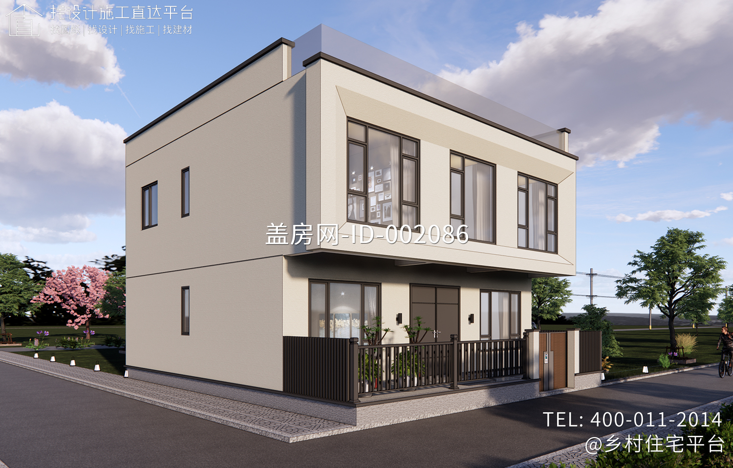 安徽合肥杨家三层现代自建别墅	