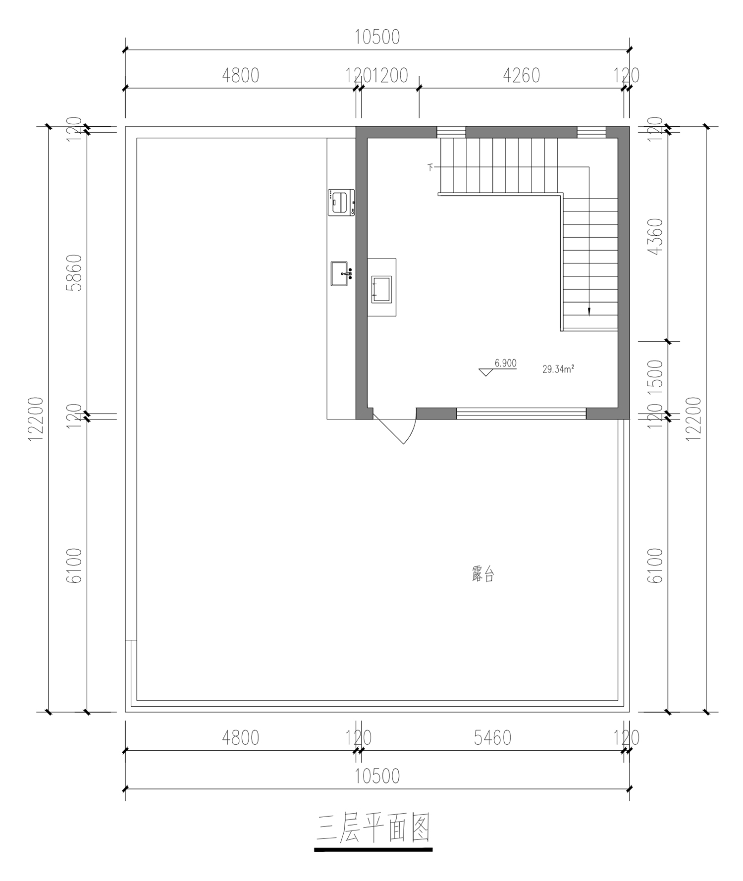 安徽合肥杨家三层现代自建别墅	