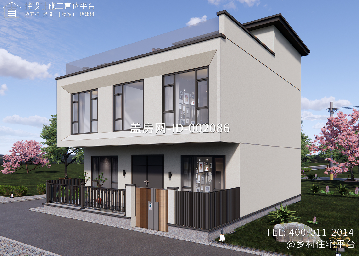 安徽合肥杨家三层现代自建别墅	