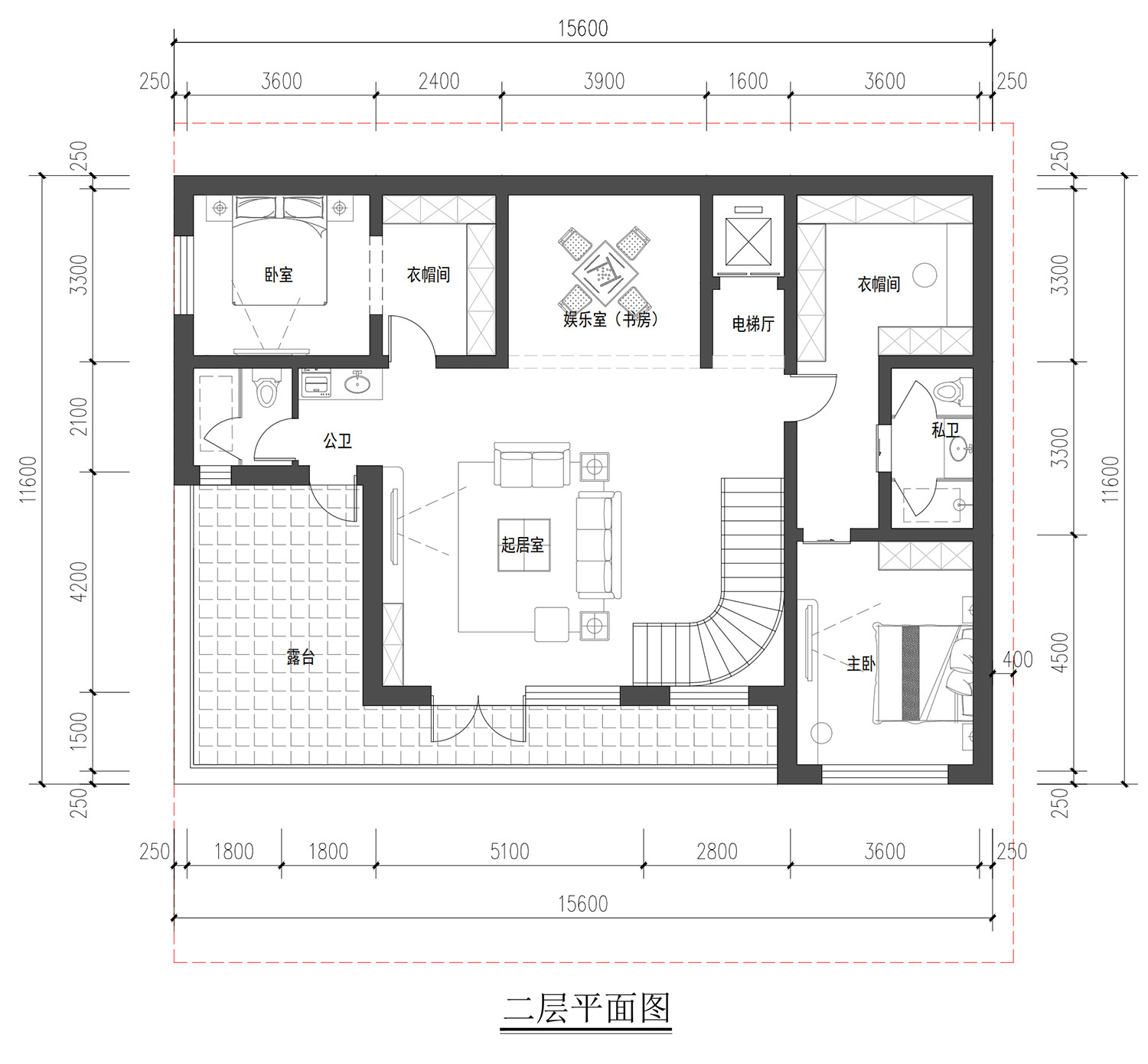 河北任丘吴家二层新中式自建别墅	