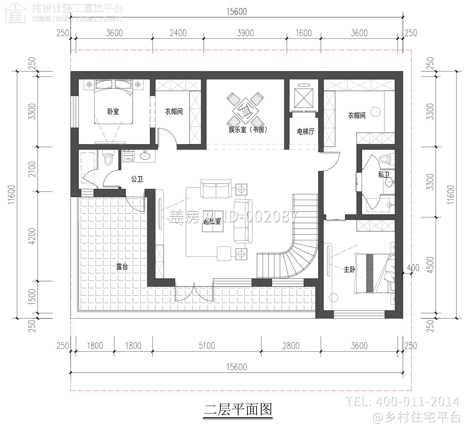 河北任丘吴家二层新中式自建别墅	