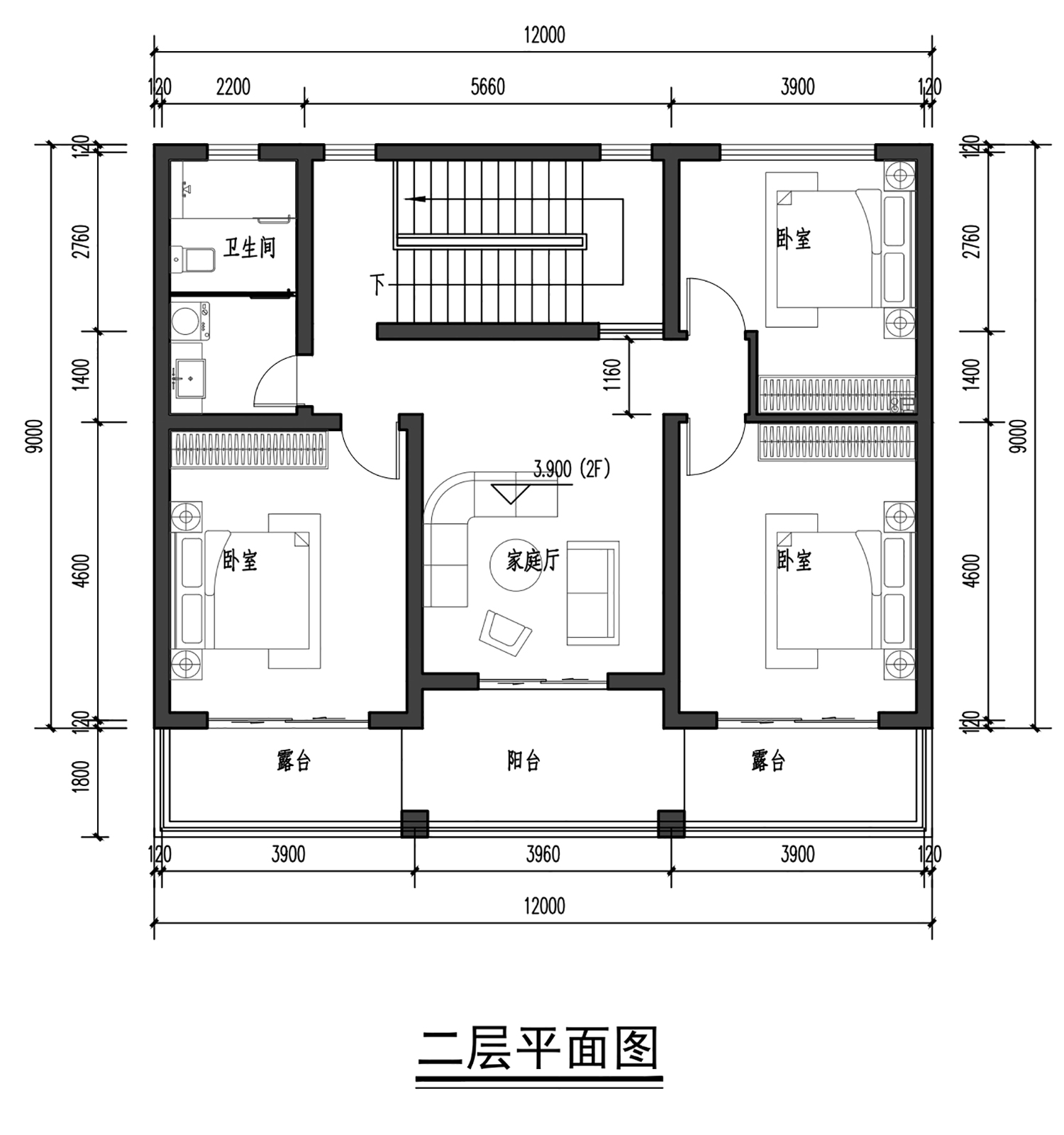 云南昆明谢家二层新中式别墅