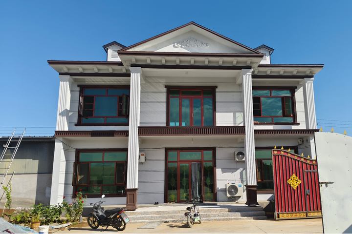 张府二层加建轻钢实心浇筑别墅