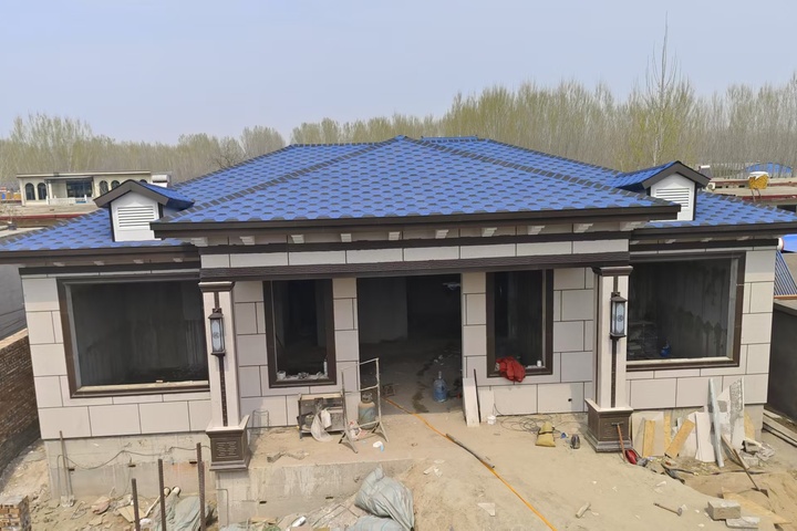 杨府一层轻钢实心浇筑别墅