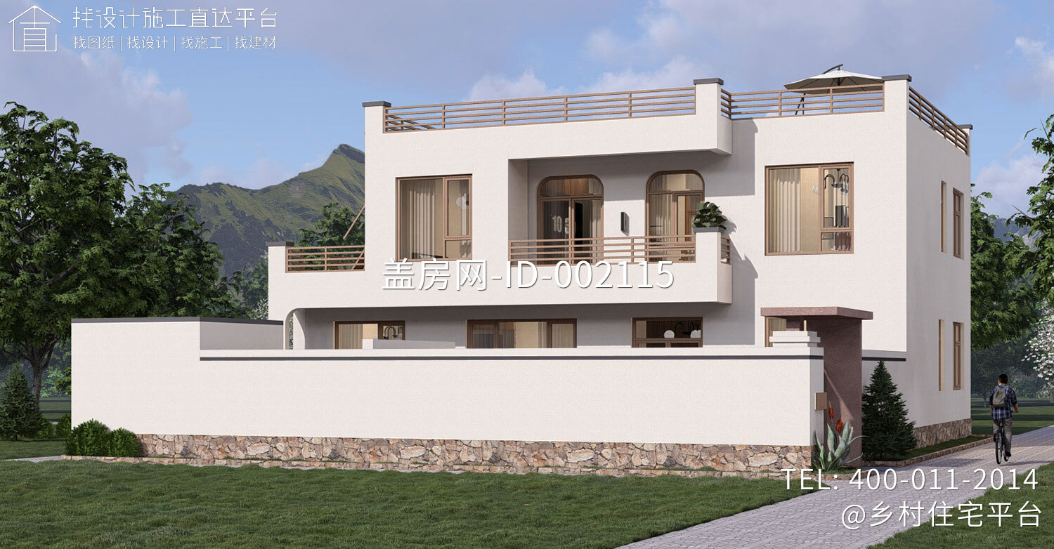 北京密云金家二层现代别墅	