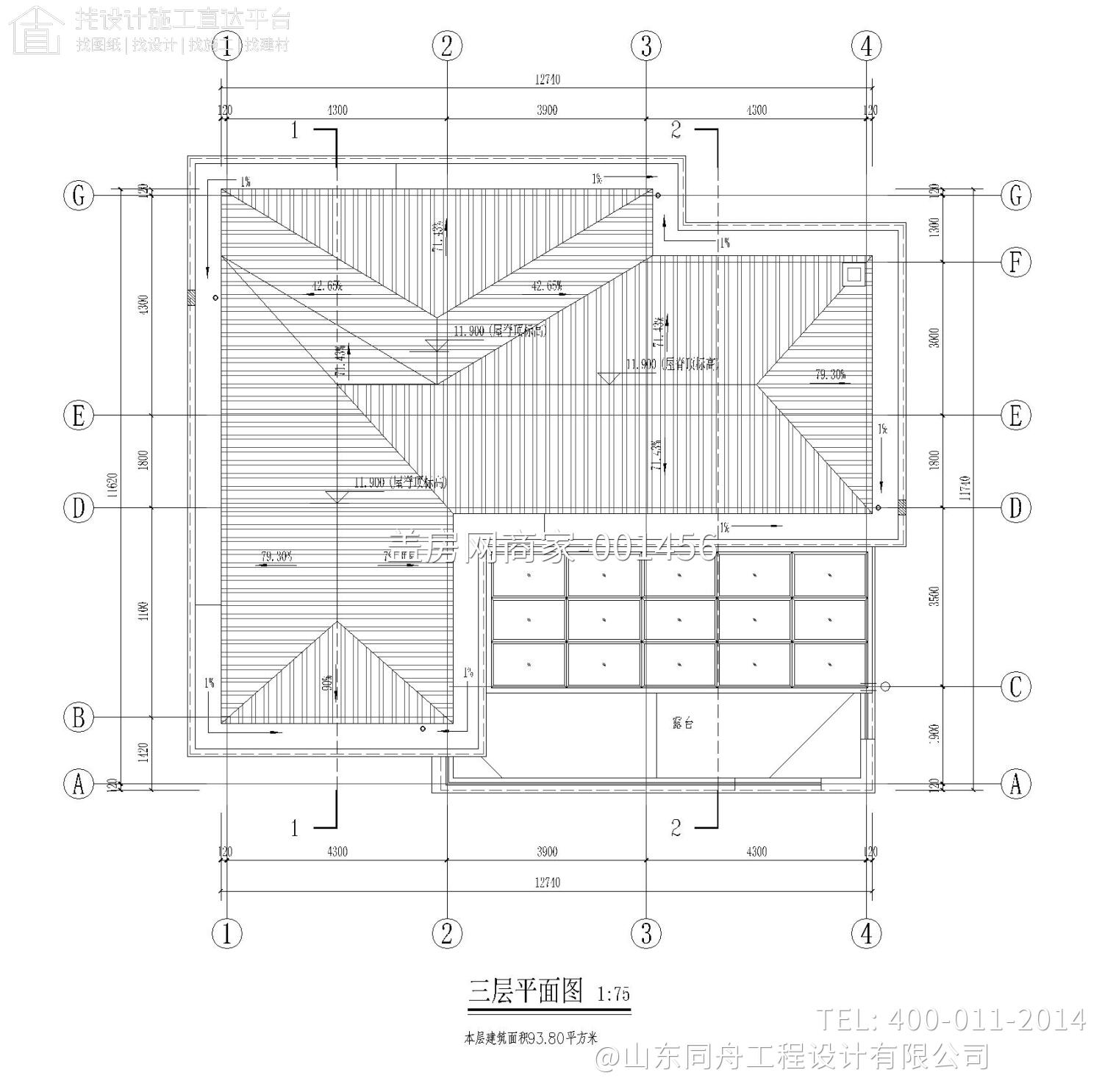 江西九江庐山市周府别墅11.6x12.7