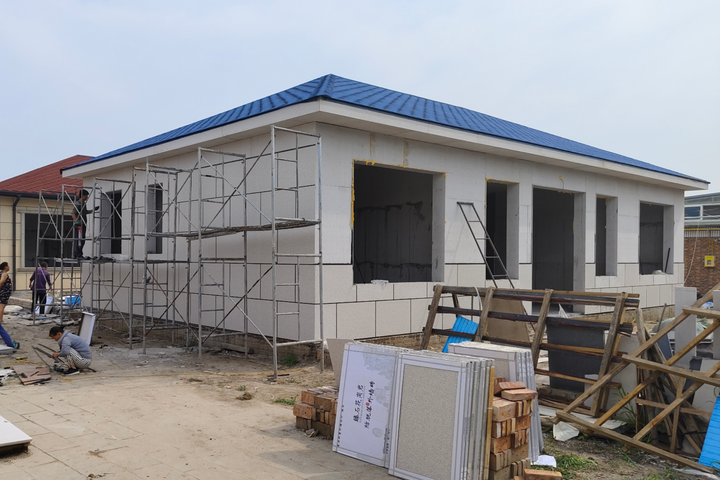 王府兄弟双栋轻钢实心浇筑别墅