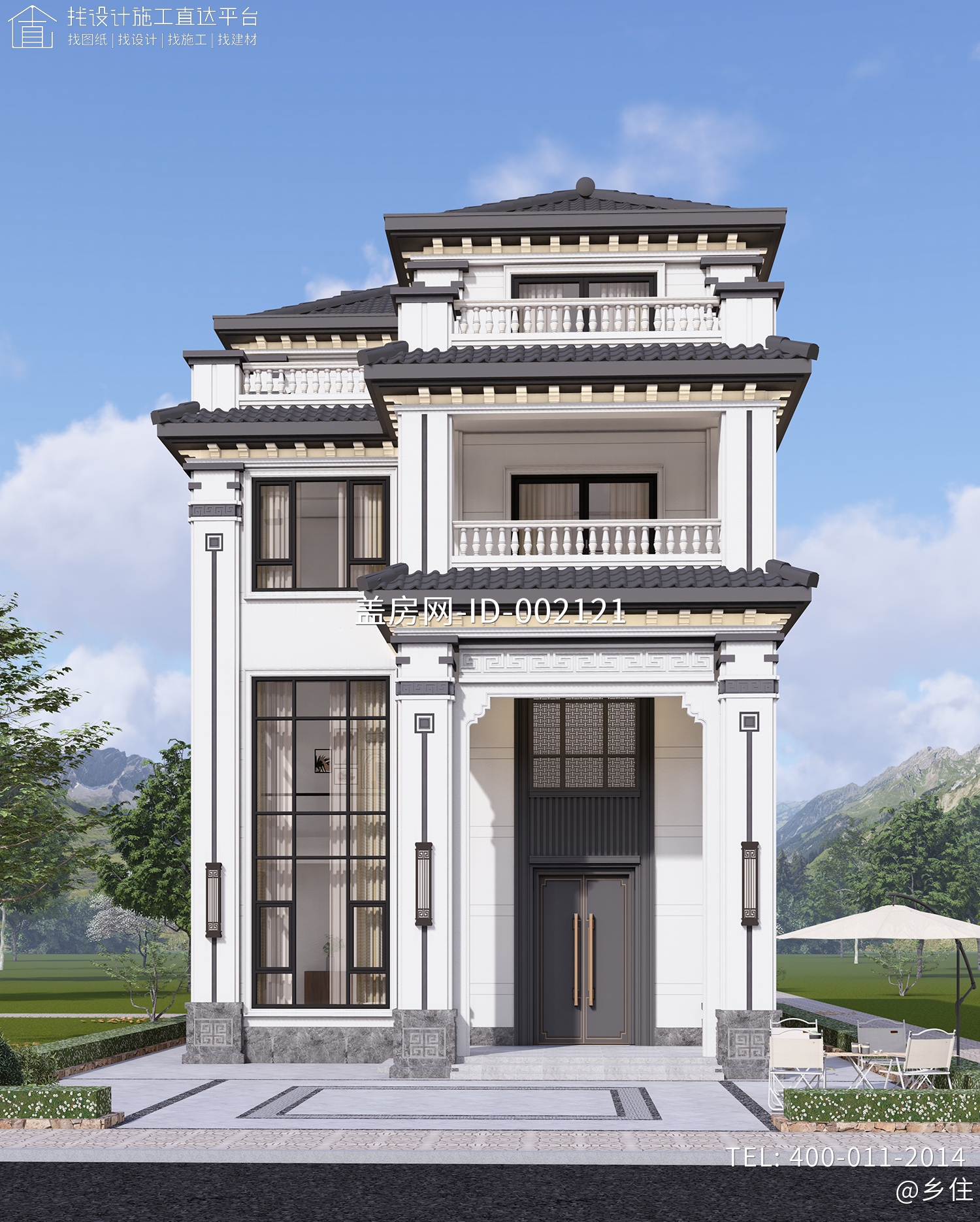 广东广州李家四层欧式别墅	