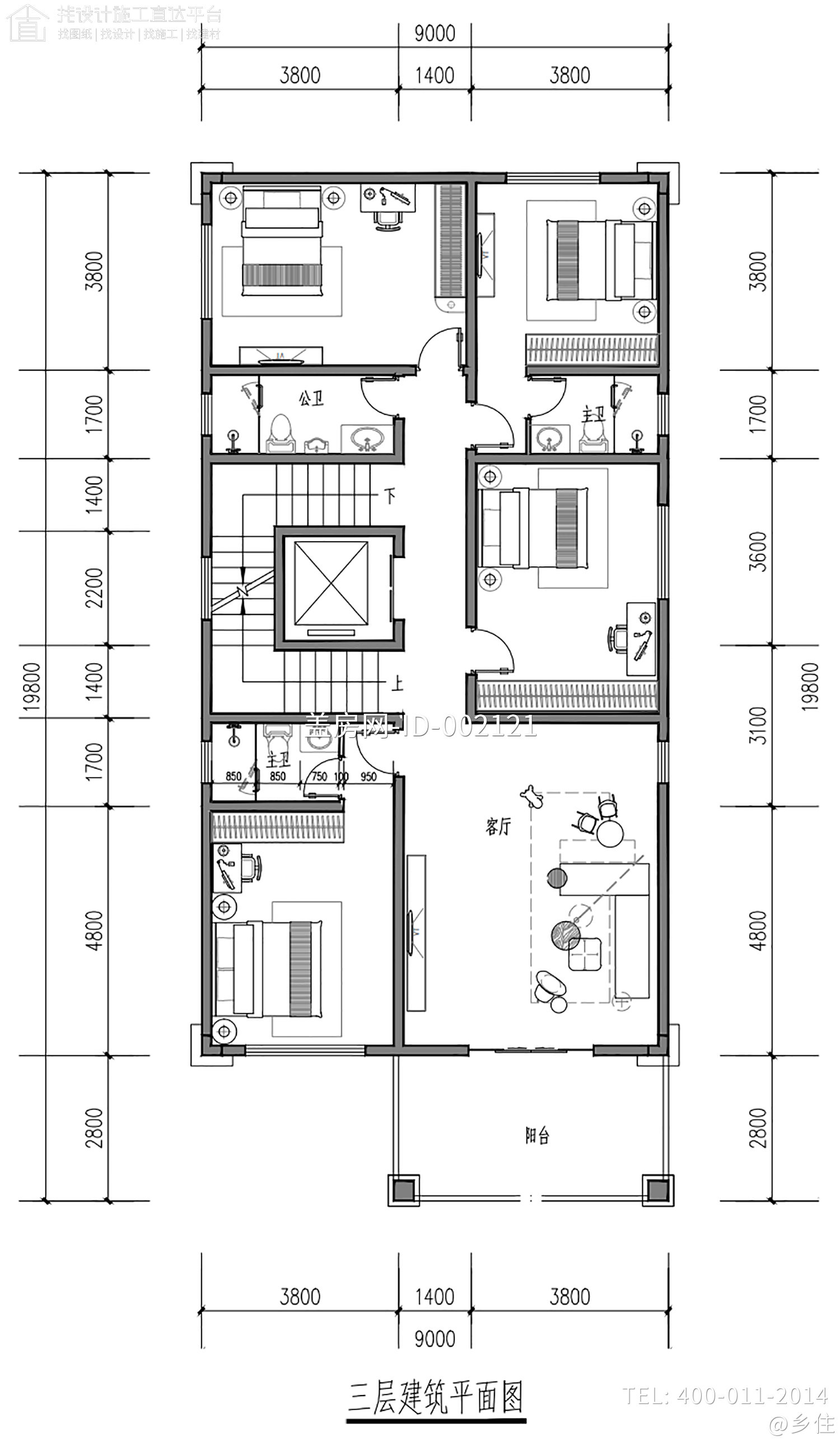 广东广州李家四层欧式别墅	