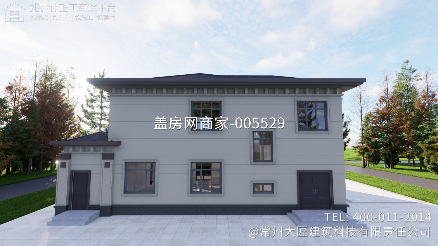 新中式两层别墅