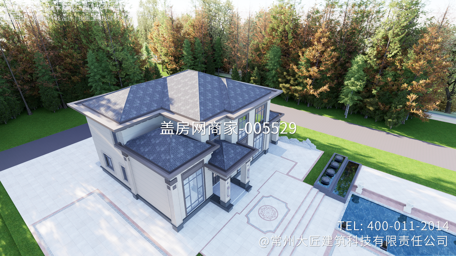 新中式两层别墅