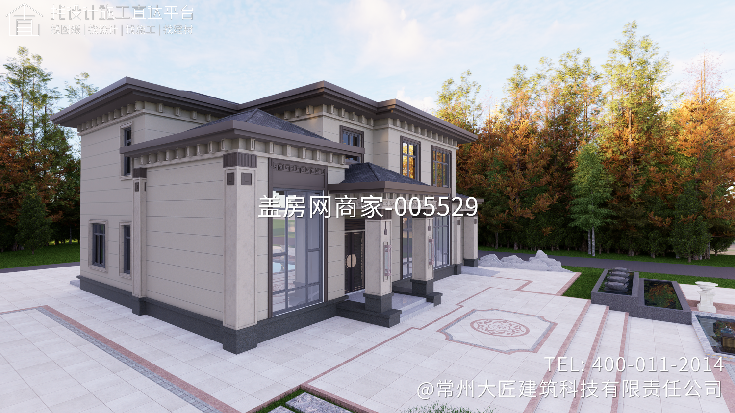 新中式两层别墅