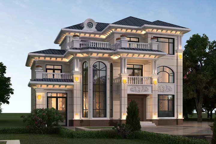 四川渠县三层别墅