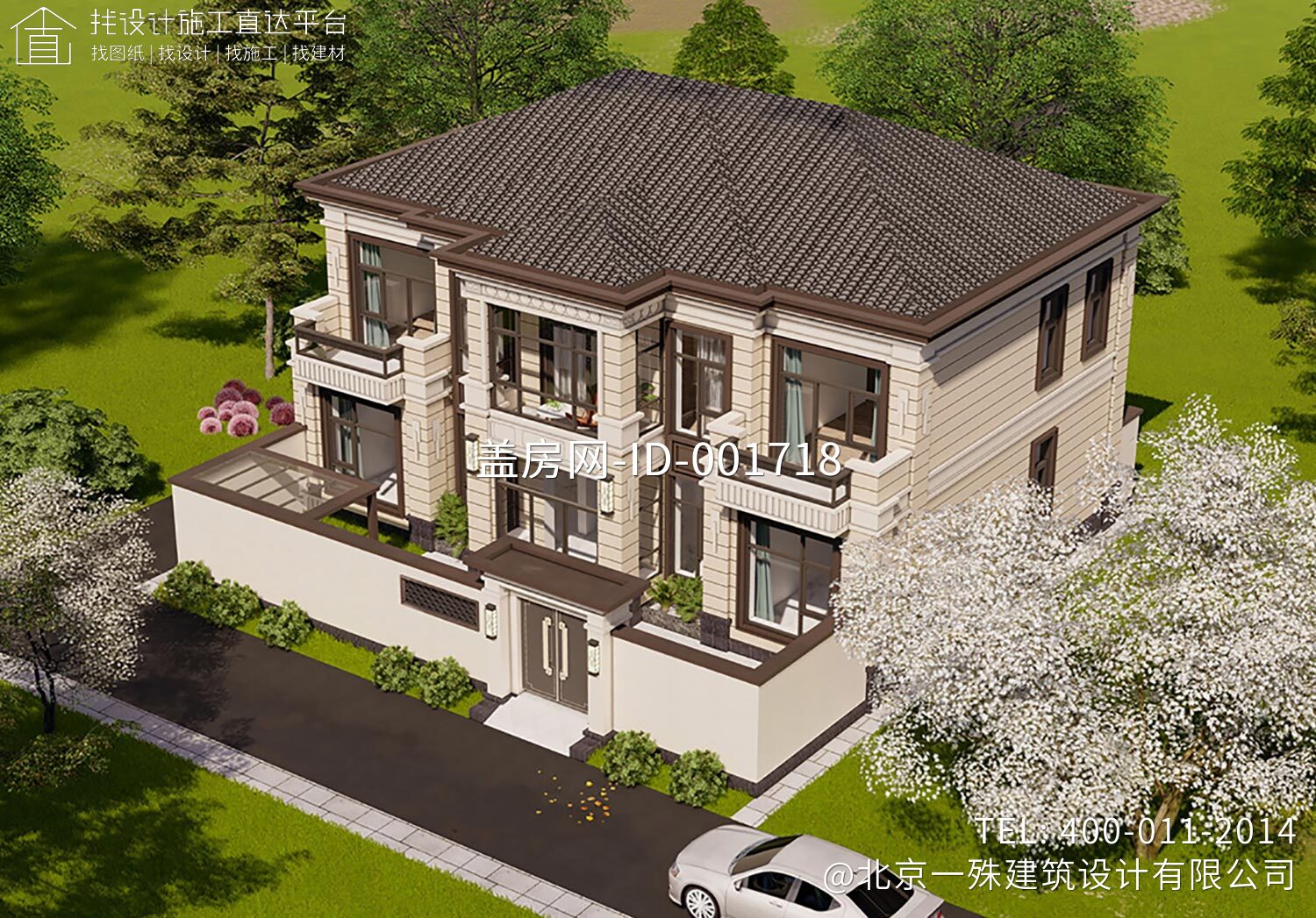 北京昌平二层新中式别墅