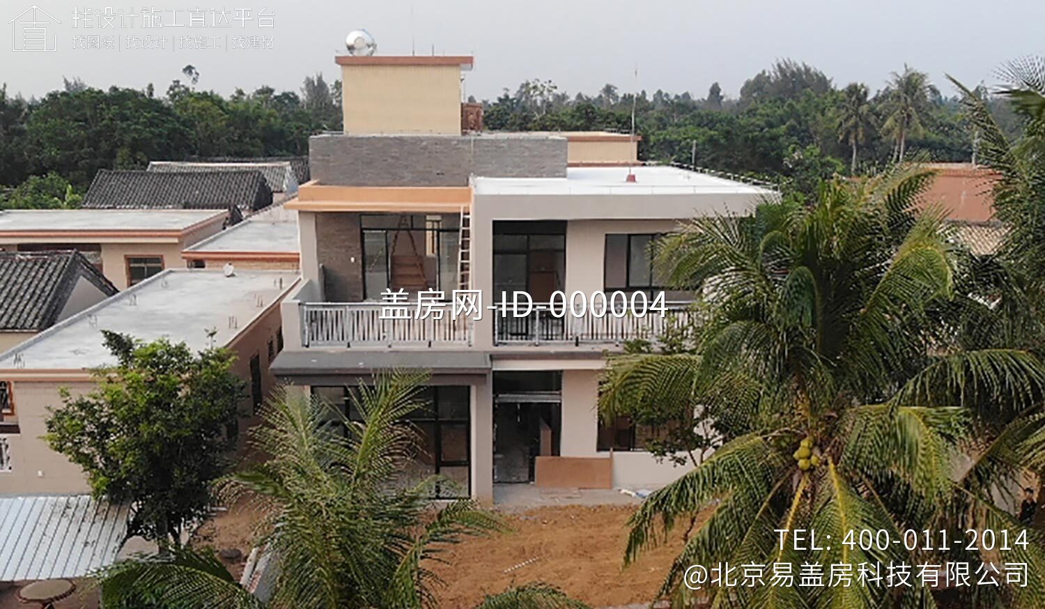 海南文昌现代两层别墅图纸