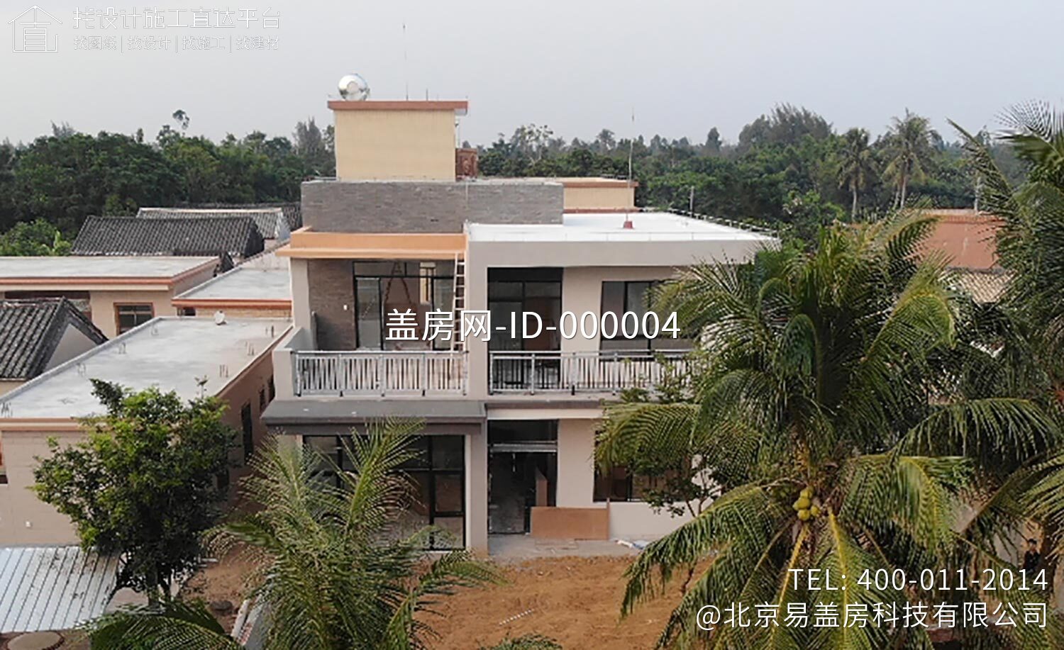 海南文昌现代两层别墅图纸