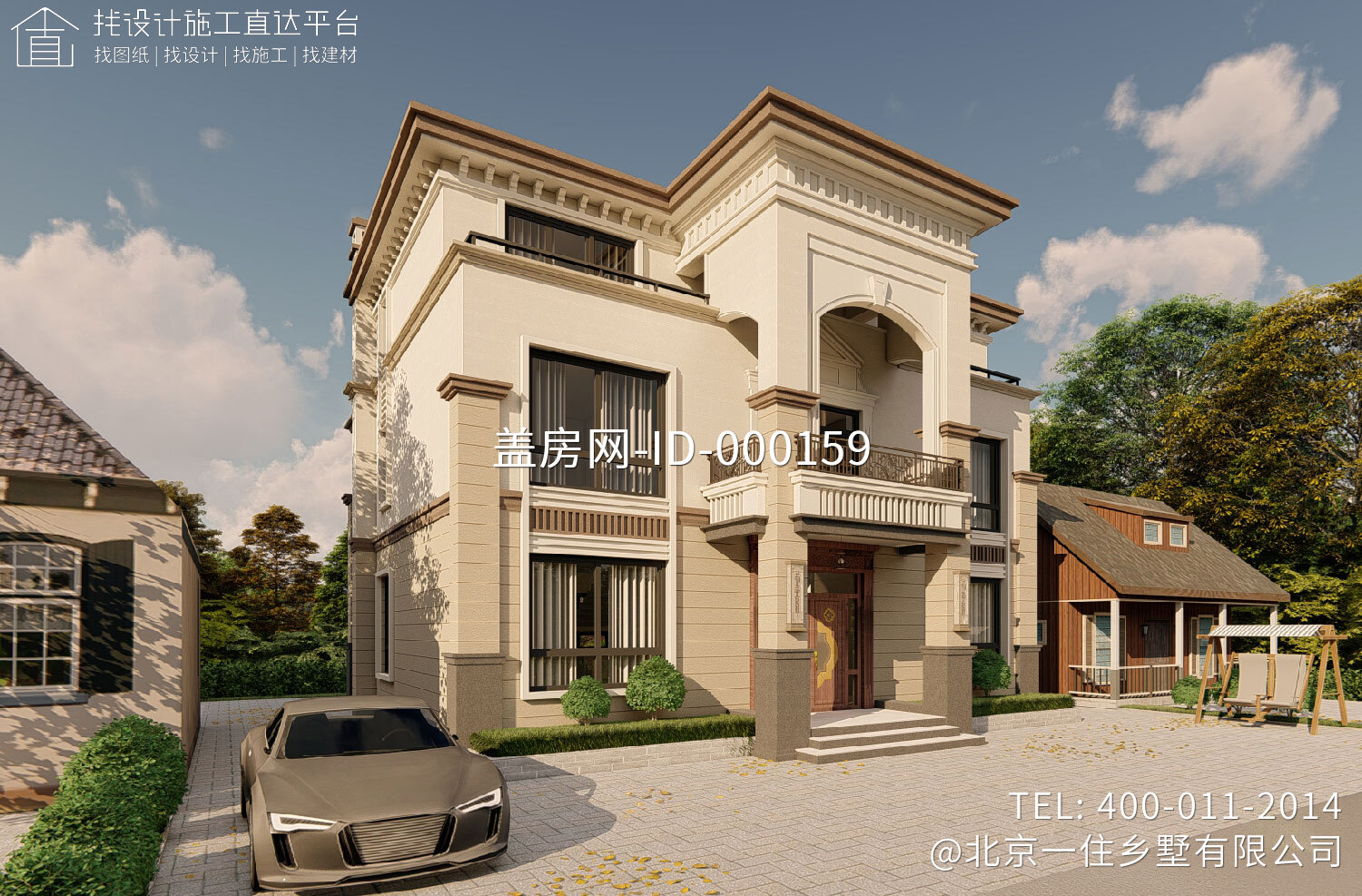 河南周口朱家欧式别墅自建房设计图纸