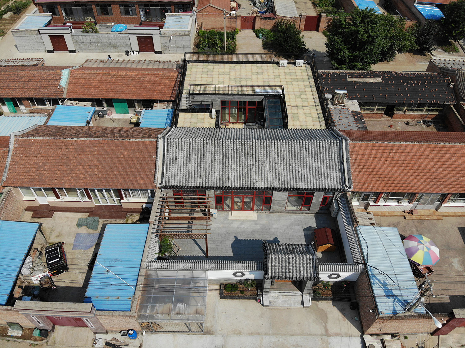 北京通州杨家新中式宅院