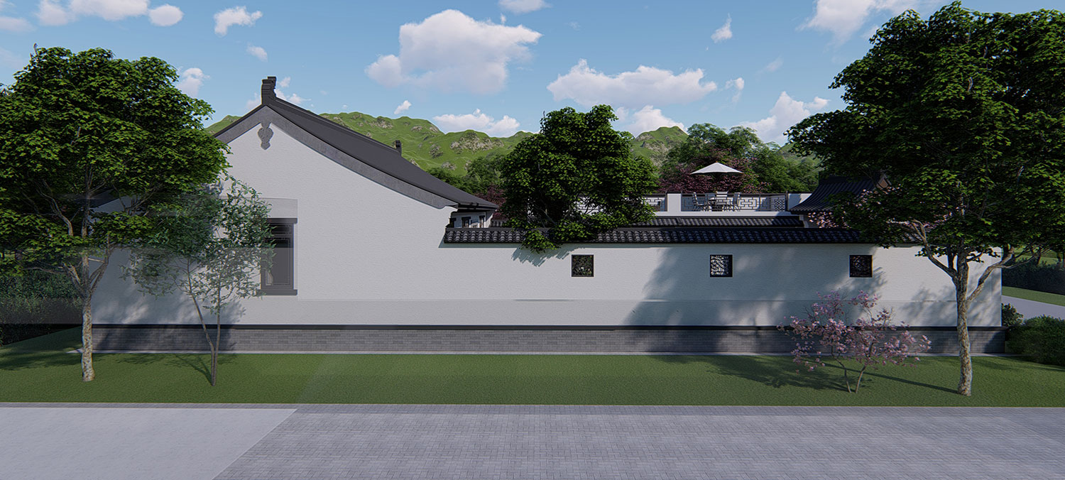 湖北襄阳王家新中式合院 