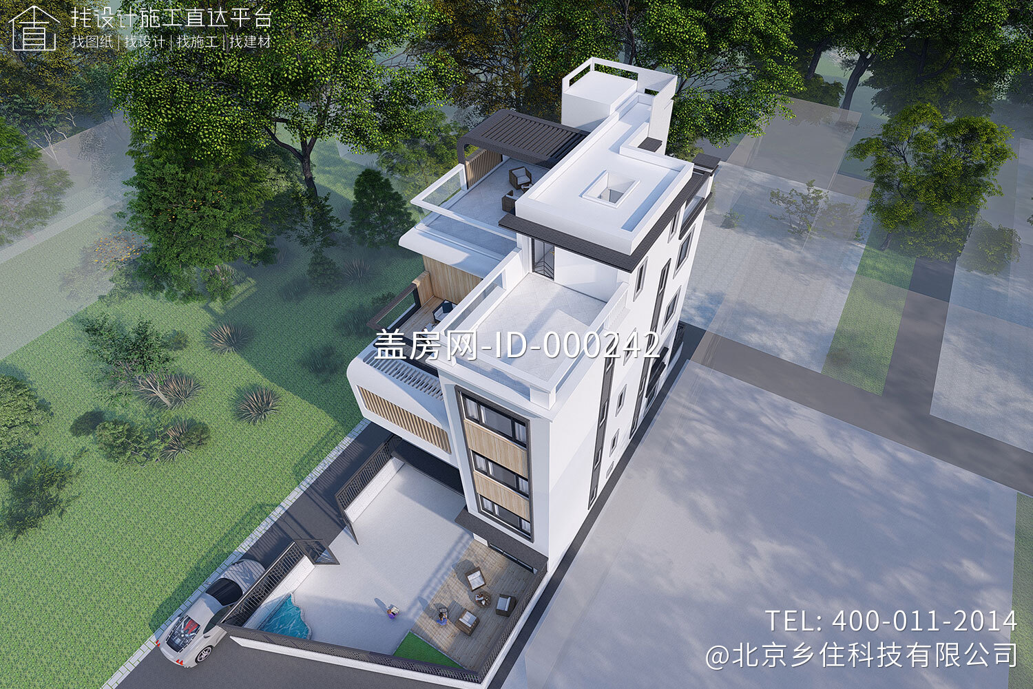 福建厦门叶家现代别墅图纸