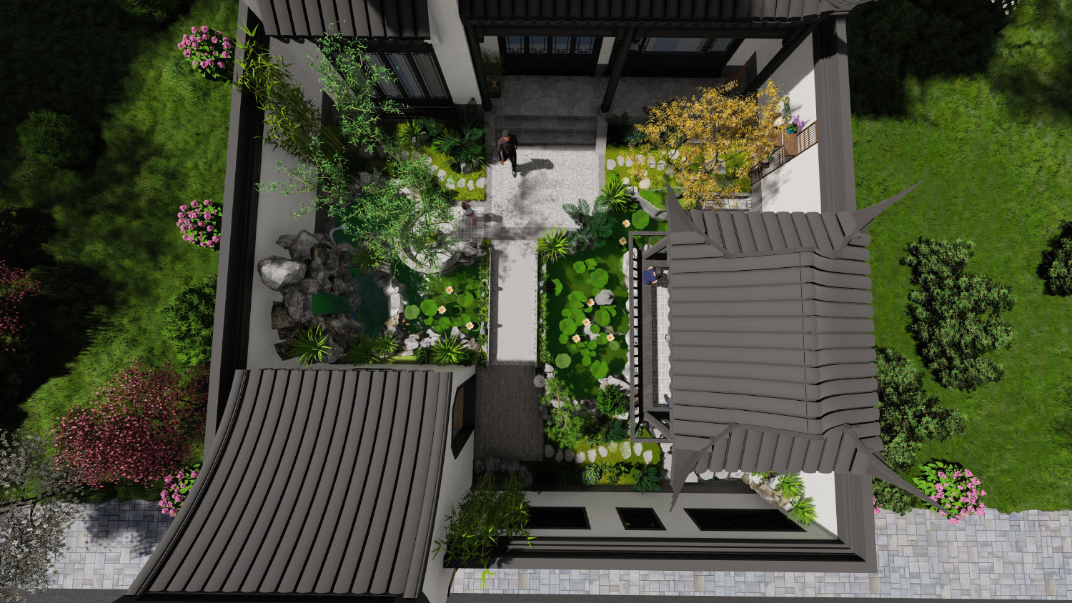 四川都江堰郑家中式宅院
