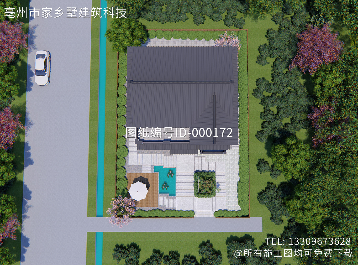 台州吴家新中式别墅图纸