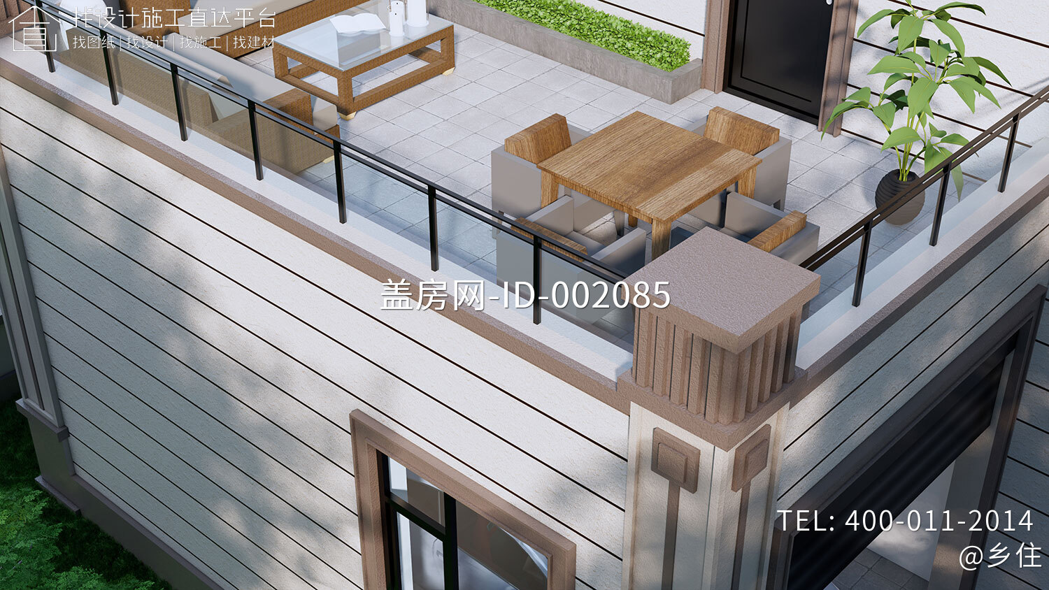 湖南衡阳陈家二层新中式自建别墅	