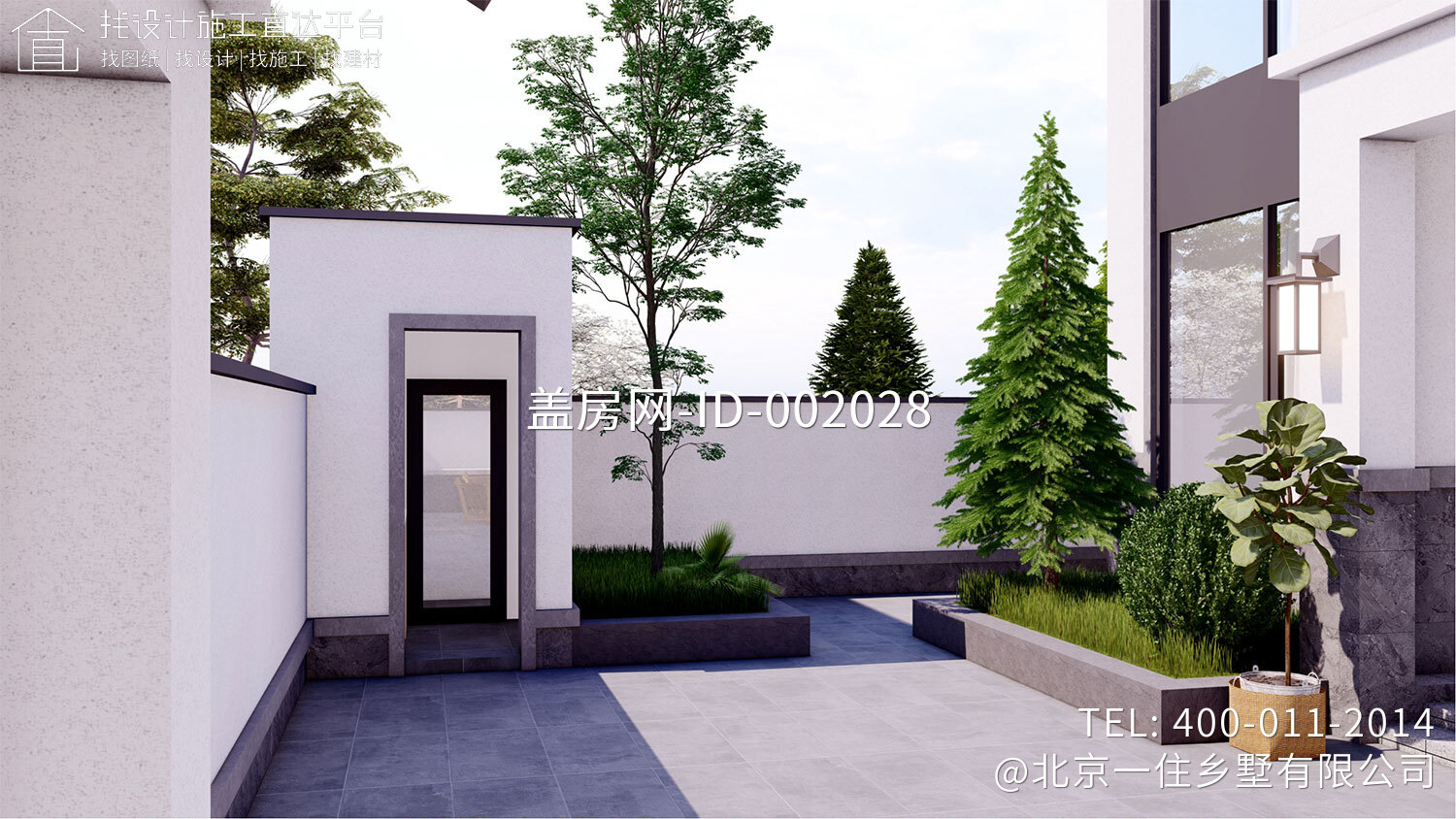 河南周口二层新中式自建别墅设计