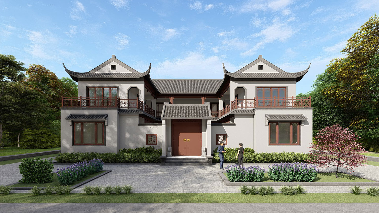 湖南宁乡唐家中式三合院