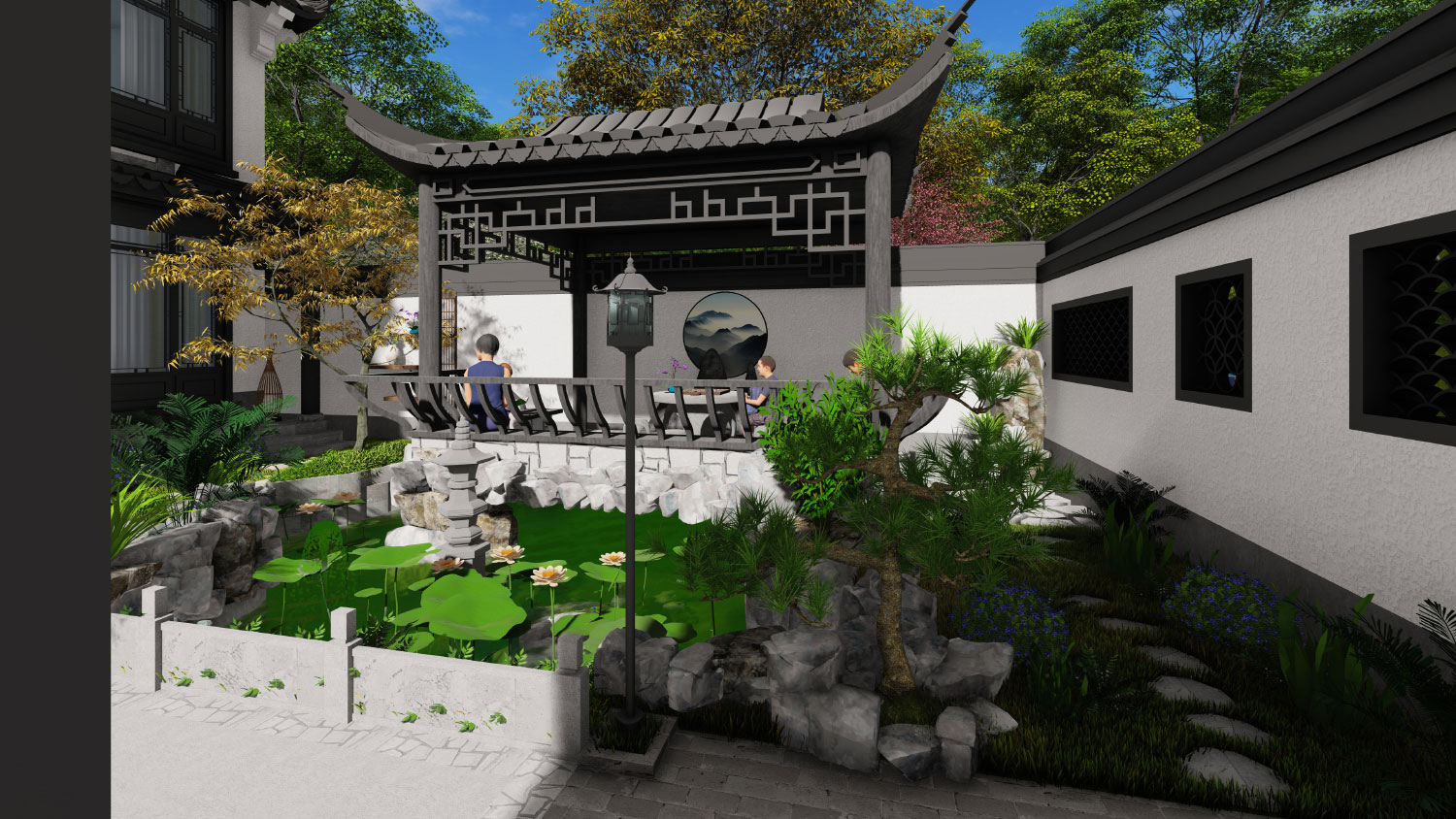 四川都江堰郑家中式宅院