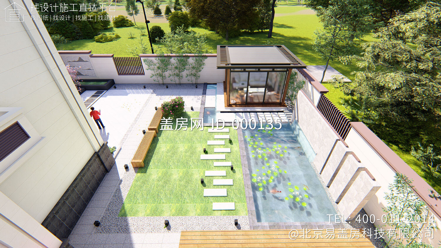 湖北咸宁徐家三层新中式别墅设计图纸