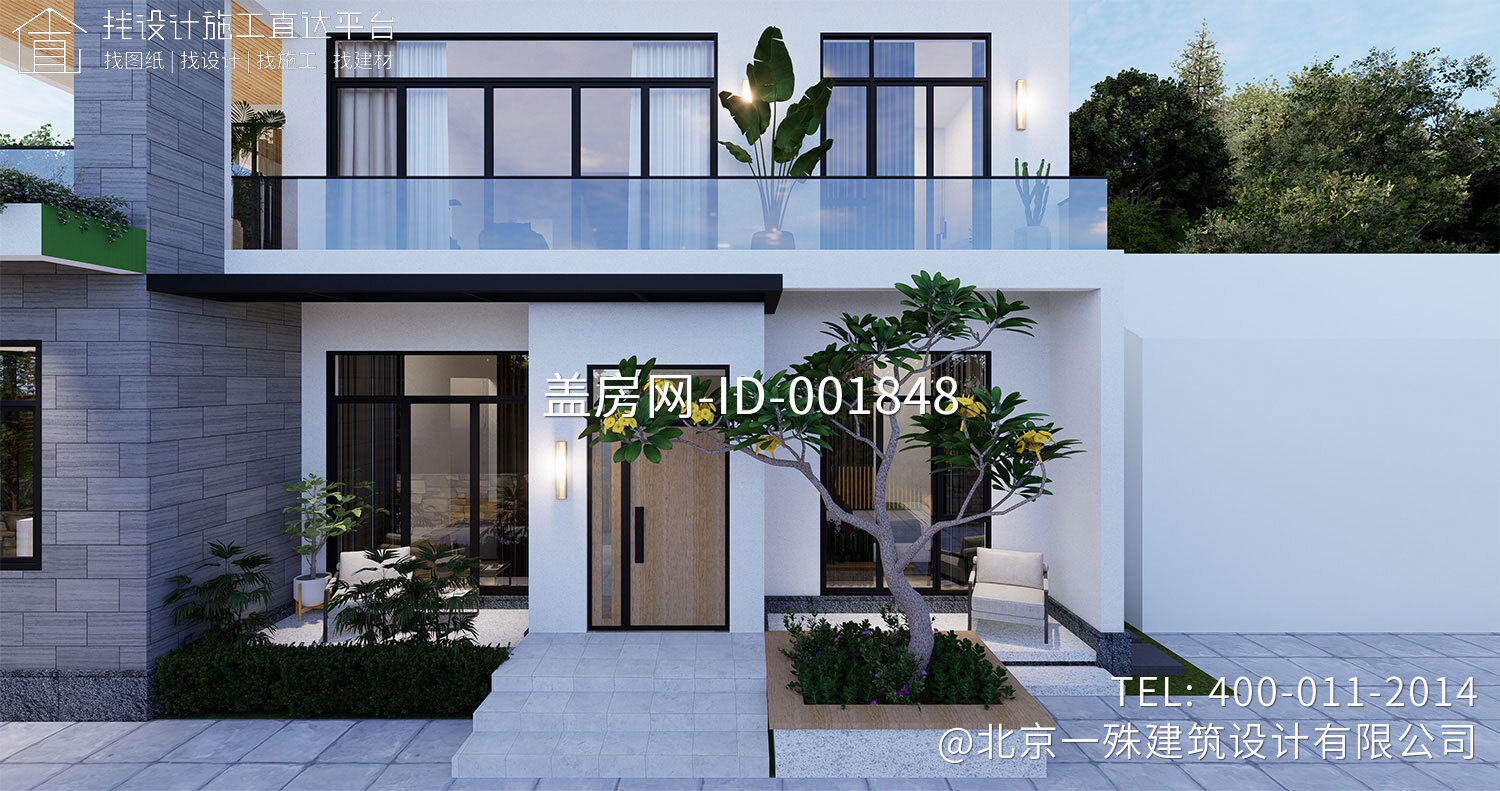 重庆渝北吴家二层现代别墅