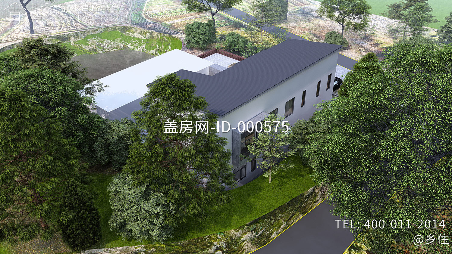 湖南益阳党家现代别墅图纸