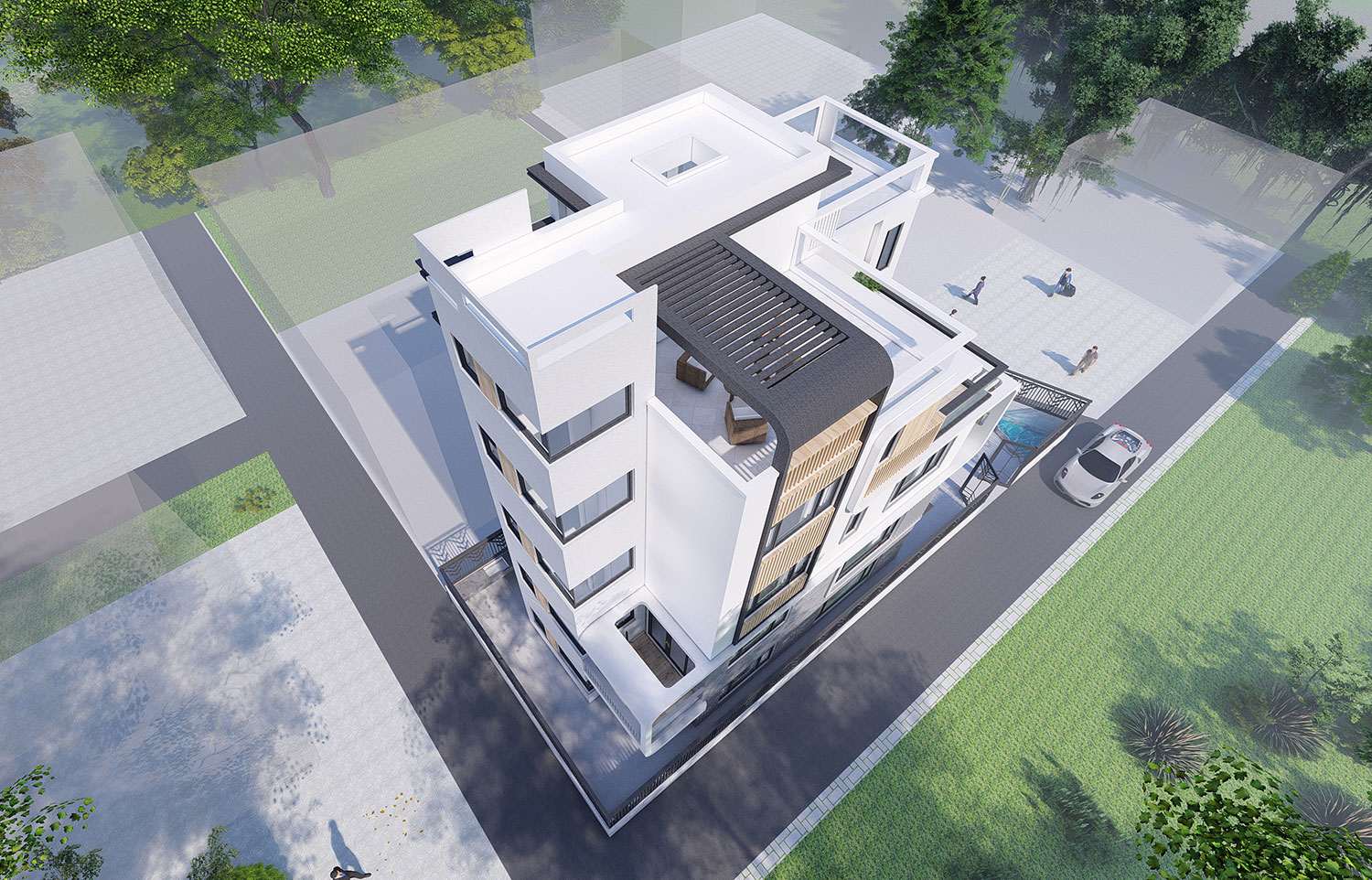 福建厦门叶家现代别墅图纸