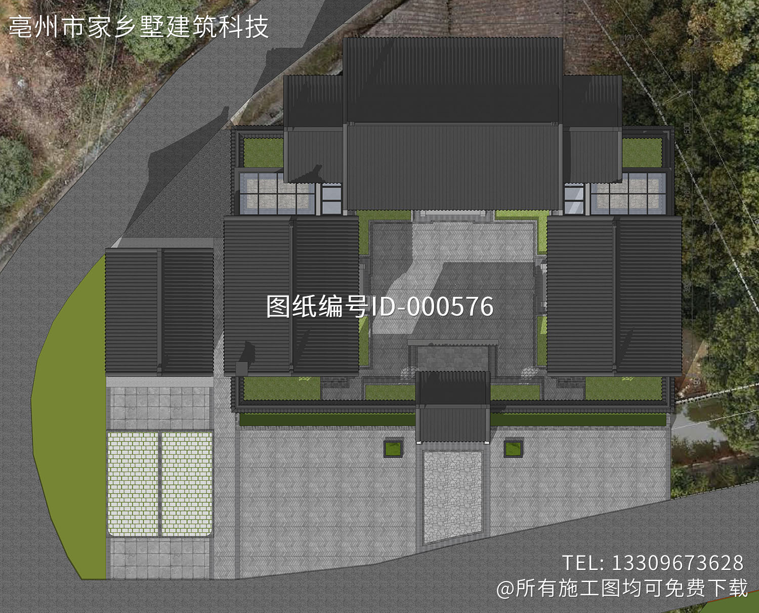 湖南浏阳李先生中式别墅图纸