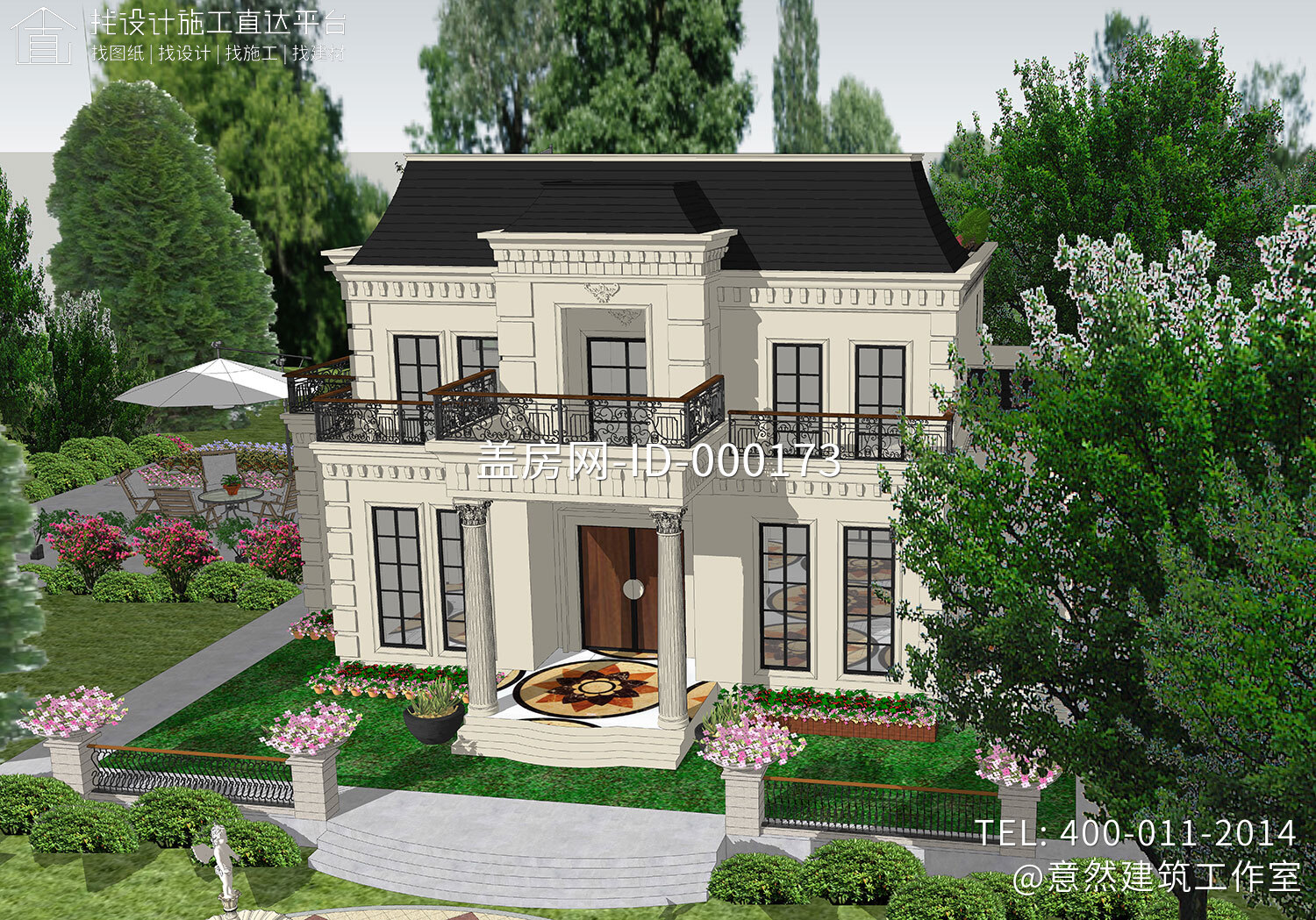 江苏扬州成家法式农村别墅