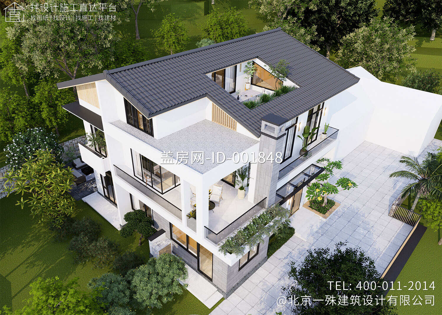 重庆渝北吴家二层现代别墅