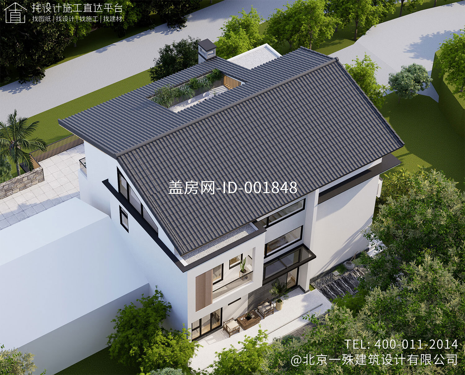 重庆渝北吴家二层现代别墅