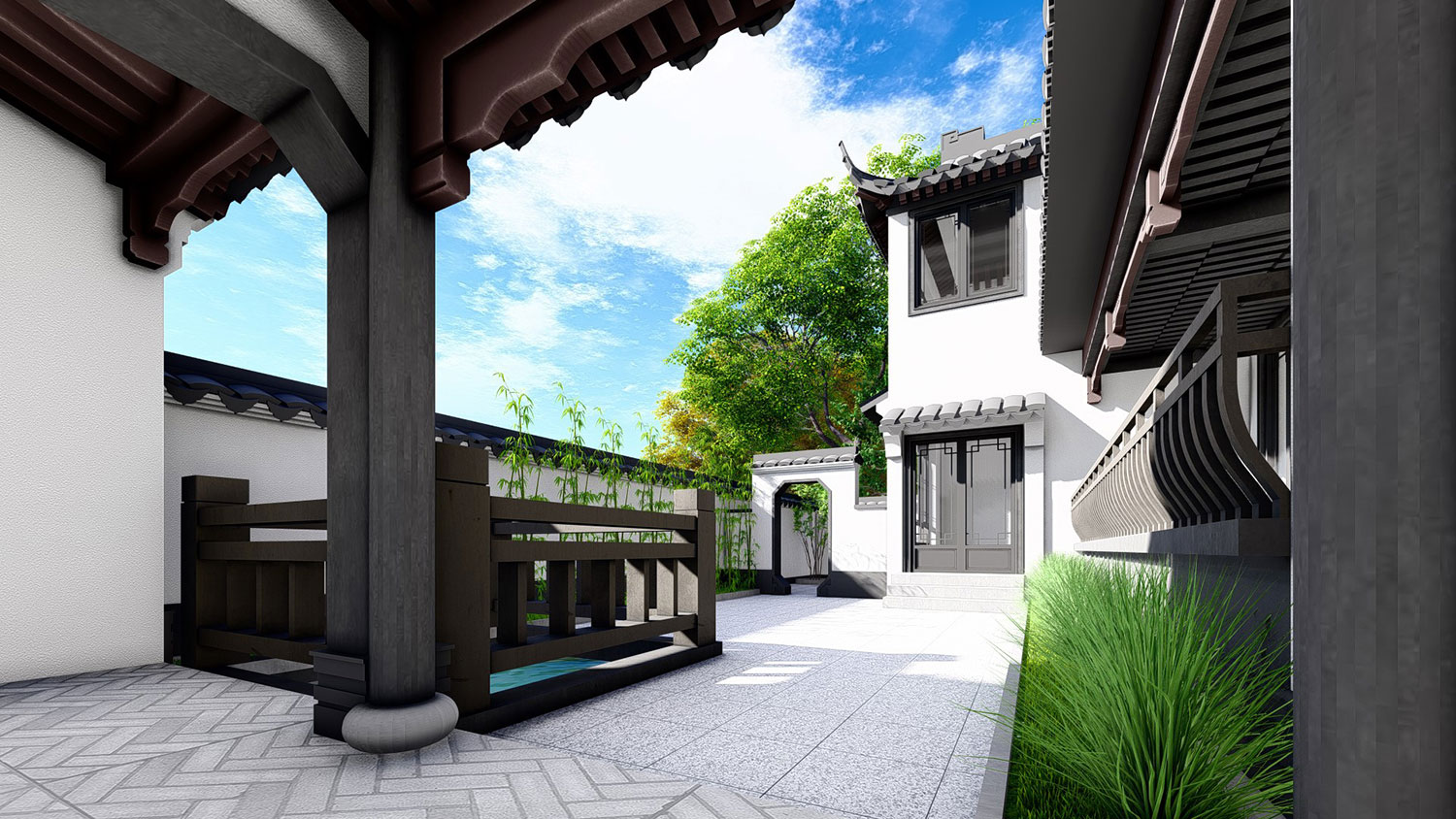 山东淄博李家中式宅院