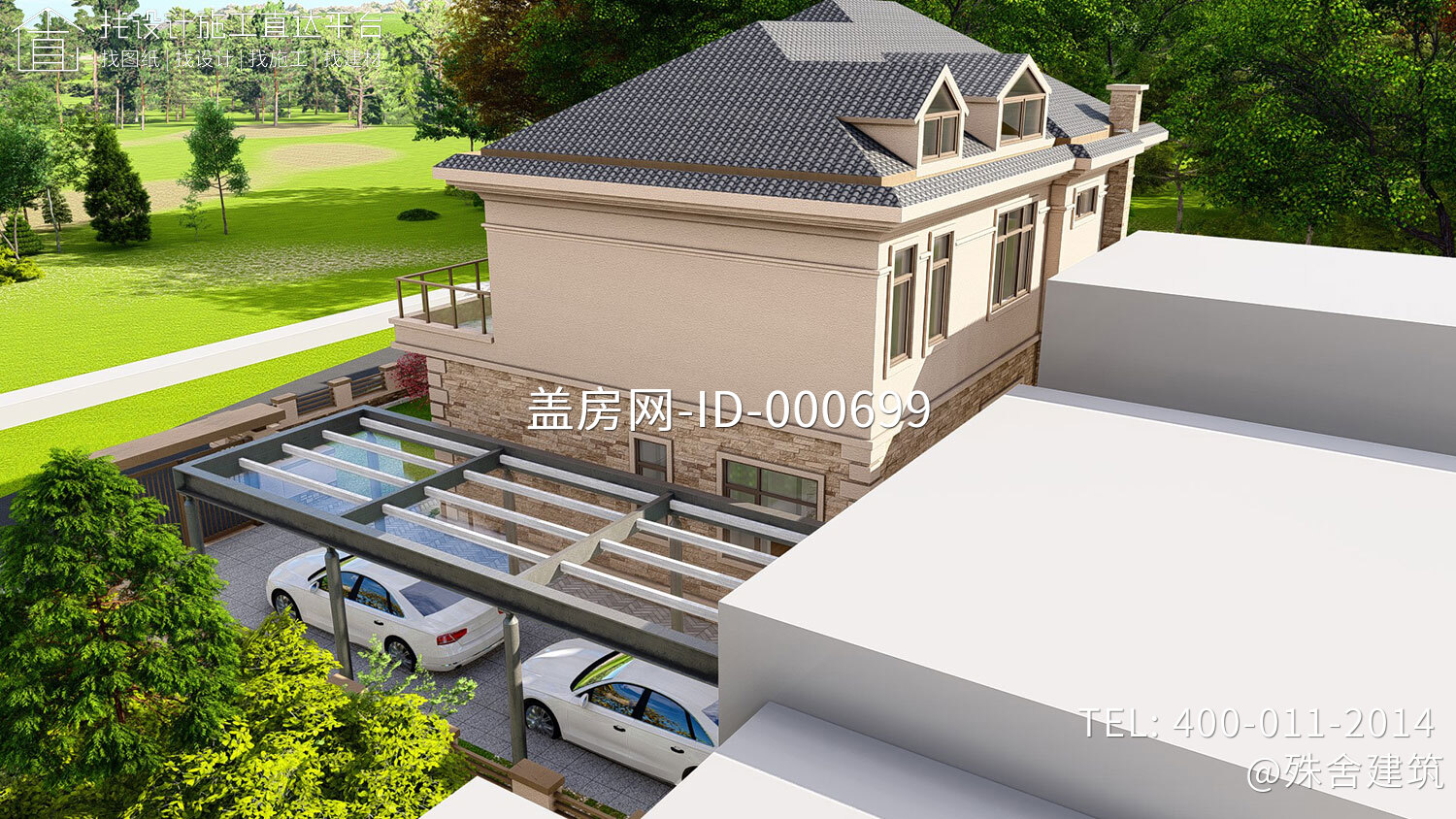 湖南长沙王家简欧别墅图纸