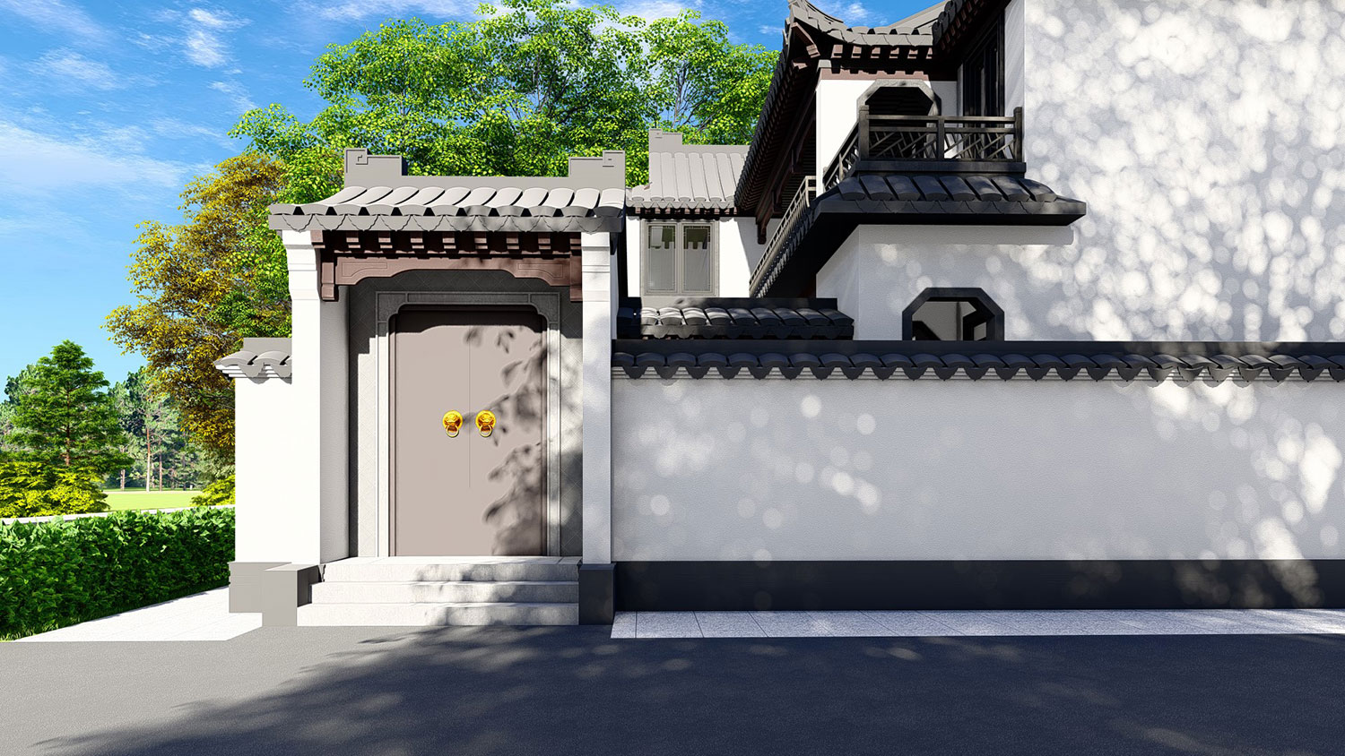 山东淄博李家中式宅院