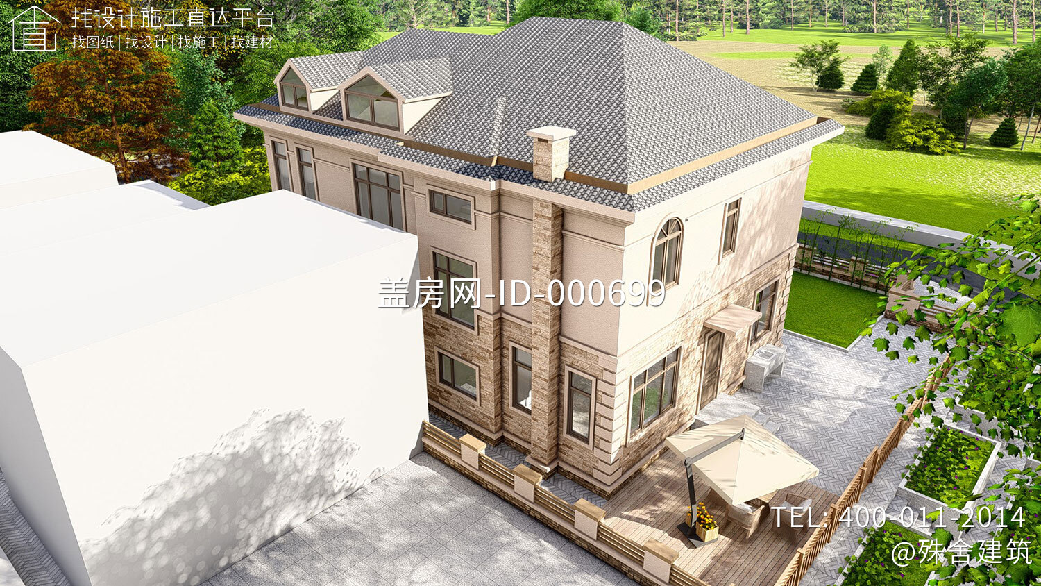 湖南长沙王家简欧别墅图纸