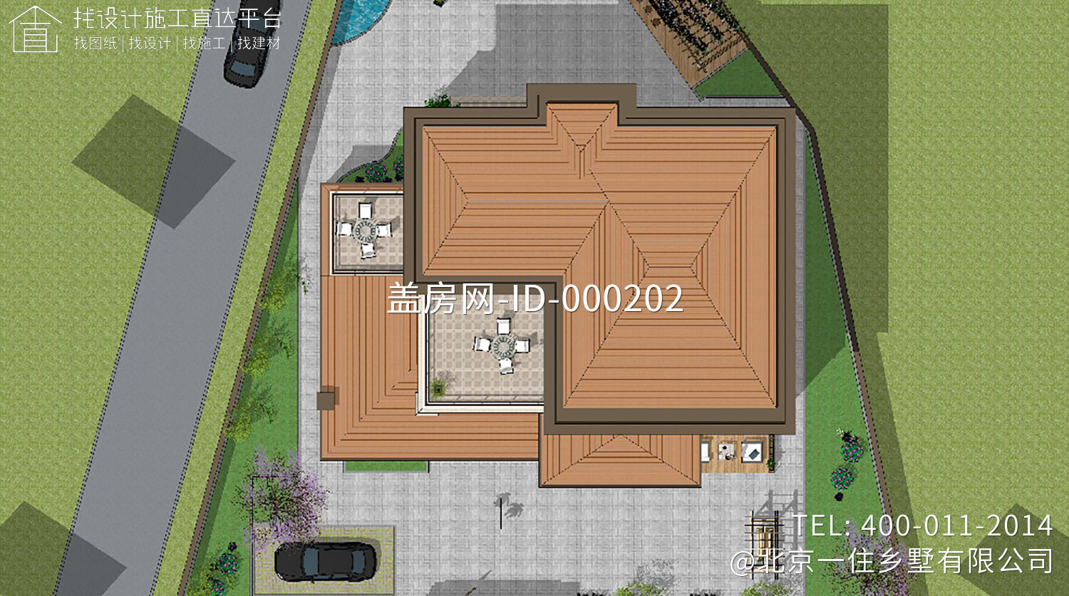 湖南益阳段家新中式别墅图纸