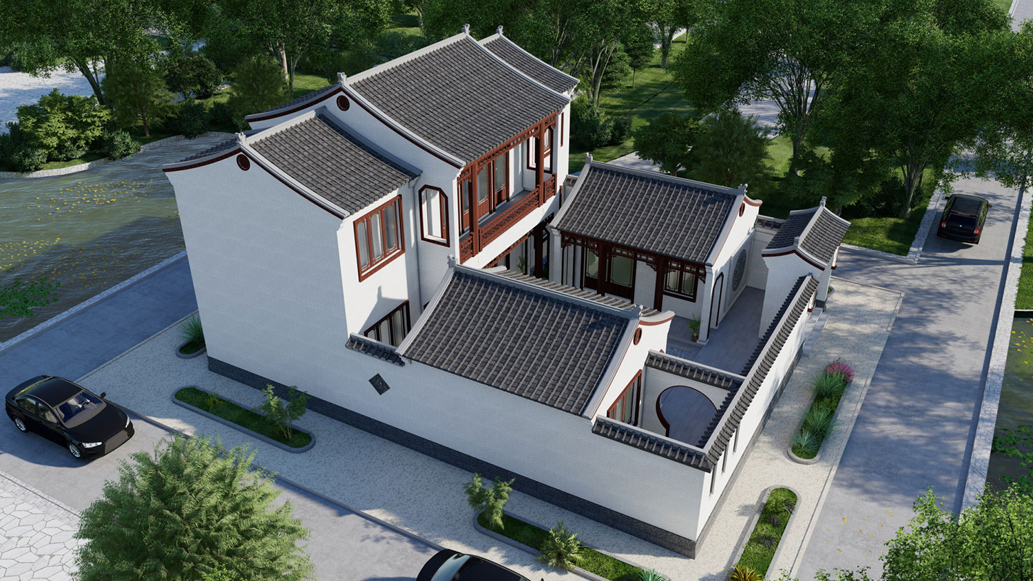 河北涿州齐中式三合院